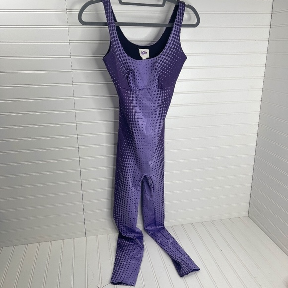 BRAND NEW Yitty Fabletics Headliner Shaping Catsuit Purple Galaxy - Picture 3 of 12